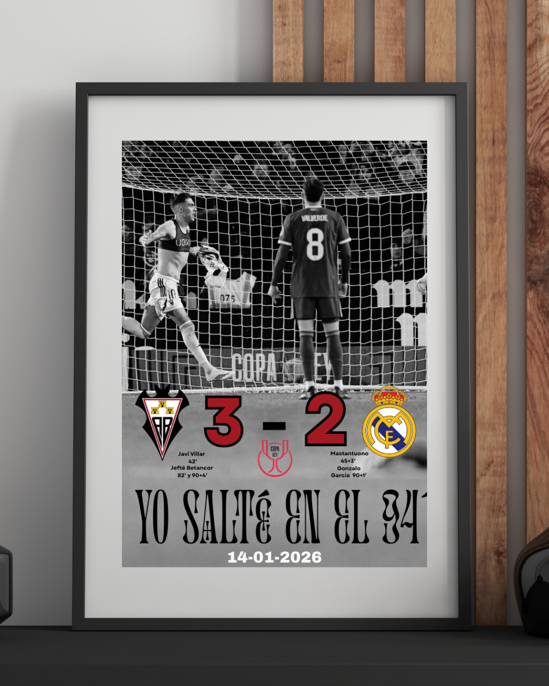 Cuadro ``YO SALTÉ EN EL 94´´